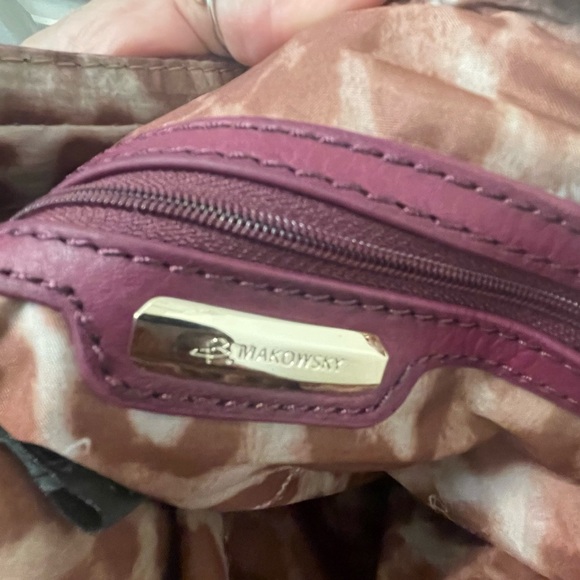 Vintage B MAKOWSKY Leather Bag - Picture 5 of 9